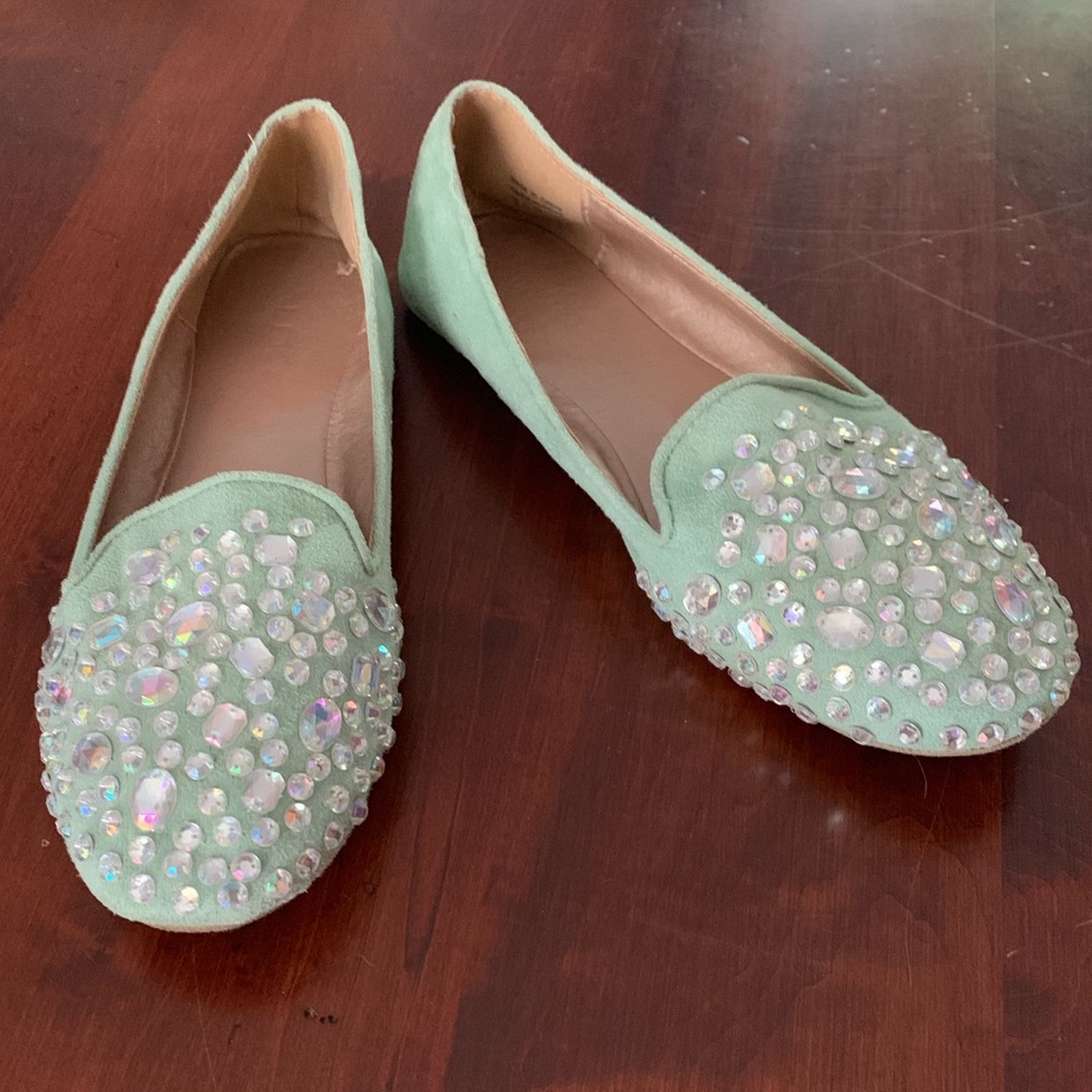 Also Rhinestone Loafers